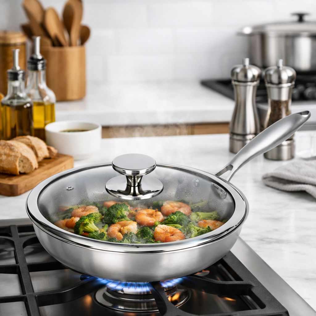 Poêle en inox "Axis"