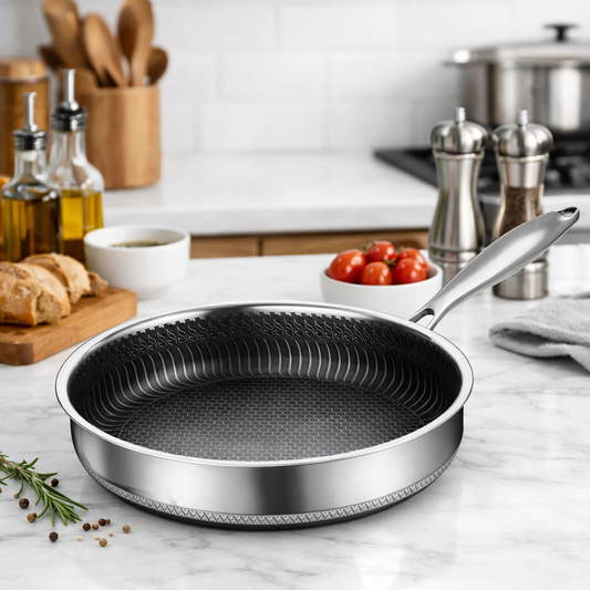 Poêle en inox "ThermoX"